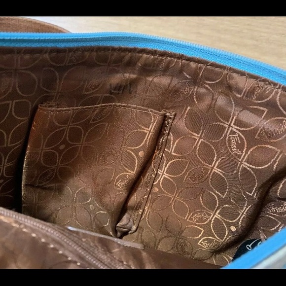 FOSSIL CROSSBODY Messenger Bag Purse - Picture 7 of 7